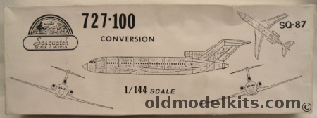 Sasquatch 1/144 Boeing 727-100 Conversion, SQ-87 plastic model kit